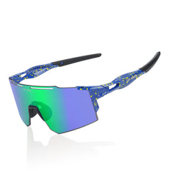 EXP VISION front view showing sporty wraparound frame and polarized lenses for glare reduction