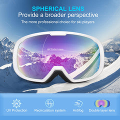 EXP VISION close-up lens coating showing anti-fog and anti-scratch benefit