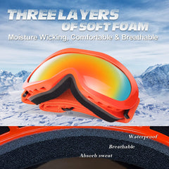 EXP VISION goggles worn over prescription glasses for clear OTG vision