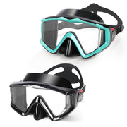 EXP VISION front view of Pano mask showing wide field of view benefit