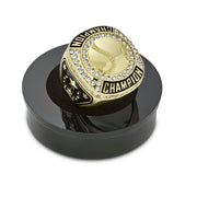 Express Medals front pack showing gold rings and stands, highlights unified presentation