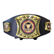 Express Medals front view of full championship belt showing prestigious look and wearability