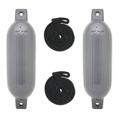 Extreme Max front view of two fenders showing pack contents and compact design