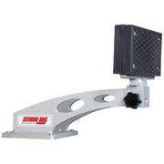 Extreme Max front view of short deck mount showing secure base and arm for stable support