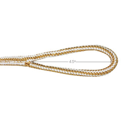 Extreme Max rope in use on boat rail protecting hull and easing fender placement