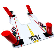 EyeLine Golf Speed Trap front view showing impact zones and alignment benefit