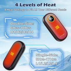 EYERZ dual heating surface closeup demonstrating even warmth on both sides