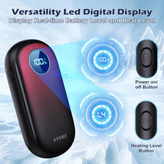 EYERZ in hand outdoors illustrating quick warmth and portability