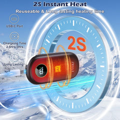 EYERZ LED display closeup showing temperature and battery for control