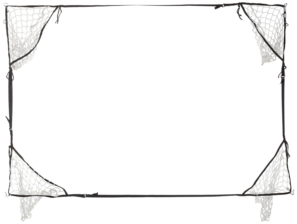 EZGoal front view of four corner pockets on goal showing clear targets for accuracy