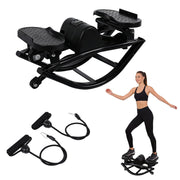 FAHKNS front view of rock stepper showing compact footprint and stable frame benefit