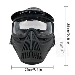 Fanjin closeup of polycarbonate lens highlighting impact clarity