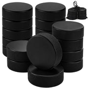 Faswin front pack of 18 regulation pucks showing value and organization