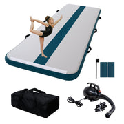 FEATH-R-LITE front view of dark-blue inflatable mat showing durable surface and seam strength