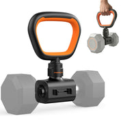 fed fitness DC1 front view showing secure kettlebell conversion and compact profile