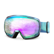 FEISEDY front view showing goggle shape and clear lens benefit for visibility