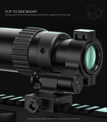 Feyachi close-up of lens coatings highlighting improved clarity and light transmission