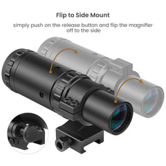 Feyachi M37 eyepiece close-up with focus ring for quick sharpness adjustments