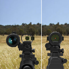 Feyachi RS-30 eyepiece focus knob detail, allows fast crisp reticle adjustment