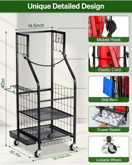 FHXZH shoe shelf close-up holding golf shoes for tidy organization