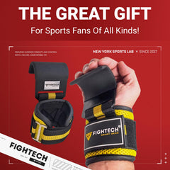 FIGHTECH close-up of 9.5 mm neoprene padding delivering wrist comfort