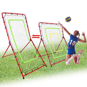 FILOMAX front view of rebounder showing large training surface and portability