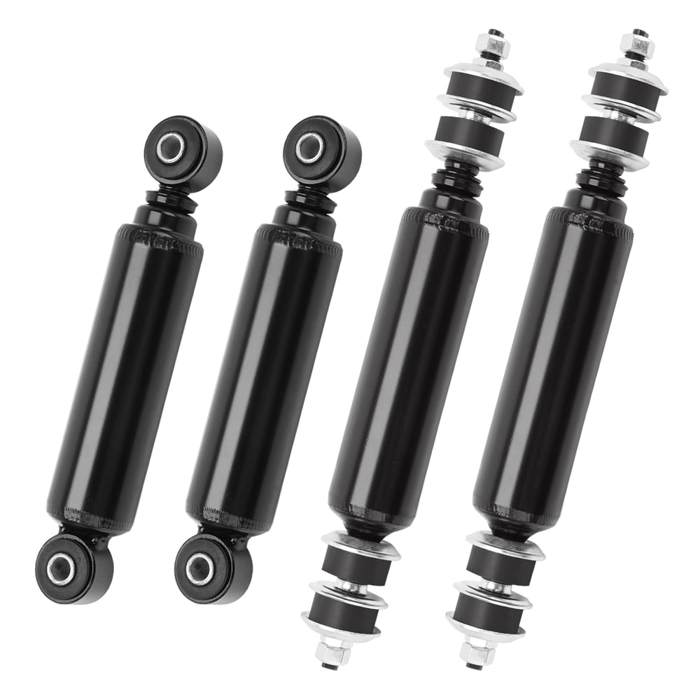 FILTERUP front shock assembly front view showing fitment and improved ride stability
