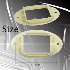 FINALAWOLF horn next to ruler illustrating compact scale for fitting