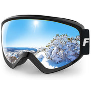 findway front view showing goggles and packaging, clear benefit of protected eyes