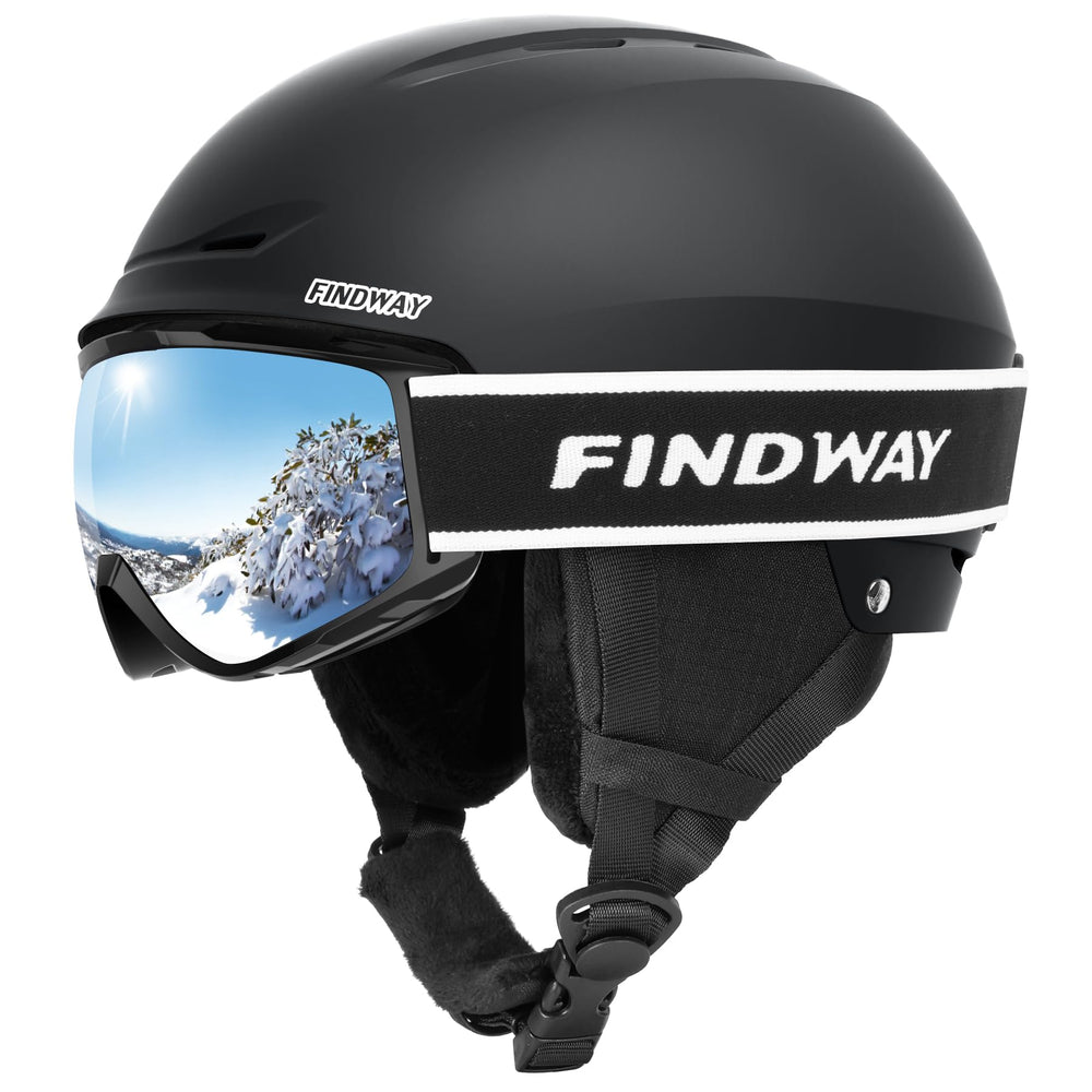 findway helmet front view showing sturdy shell and secure fit benefit safety