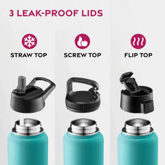 FineDine bottle mouthpiece lid detail for controlled hot-beverage drinking