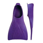 FINIS booster fins front view showing compact blade and comfortable cuff benefit teaching kick technique