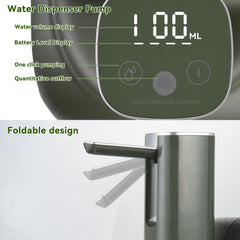FIRINER faucet with extension tube showing controlled pour into bottles benefit