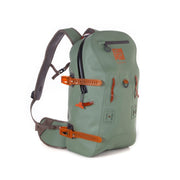 fishpond Thunderhead front view showing pack layout and easy-access features, durable protection