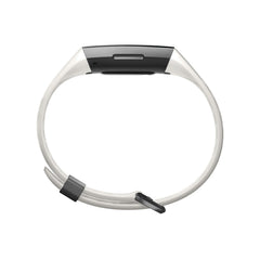 Fitbit Charge 3 SE illuminated display showing stats for quick workout feedback and motivation