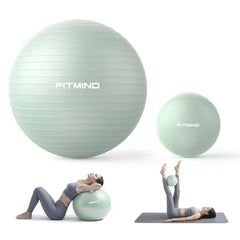 FITMIND large 55cm ball front view showing stability and active sitting benefit