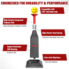 Fitplay Sports close-up of spring mechanism highlighting durable rebound performance