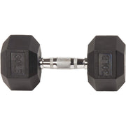 Fitvids Sporzon front view showing black rubber hex heads and chrome handle for durability