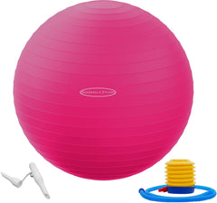 Fitvids pink XXL ball front view showing size and color offering stable support