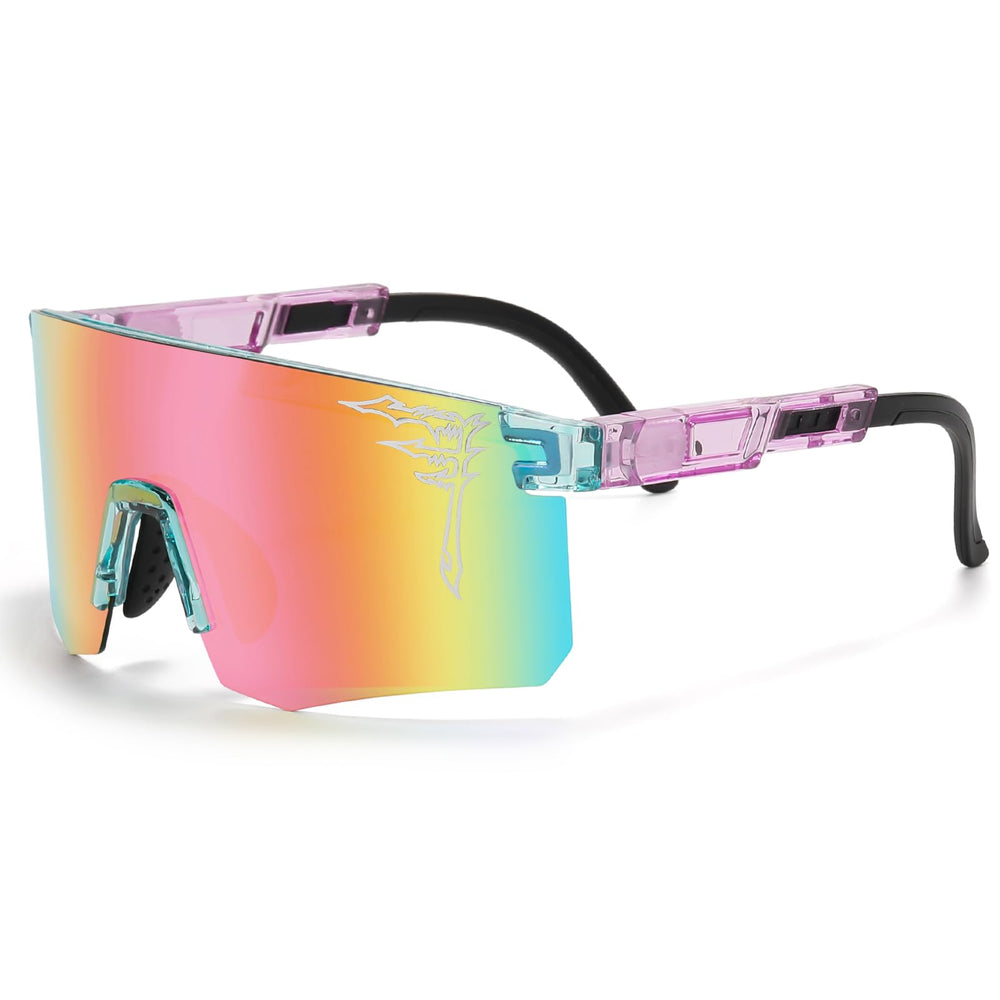 FIXEROS front view showing full frame and lens offering clear sports vision