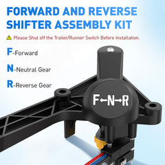 FIXHAWK shifter side profile displaying pre-set angle and durable construction for easier installation