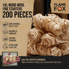 FlameFox close-up of tumbleweed texture showing natural wood wool detail
