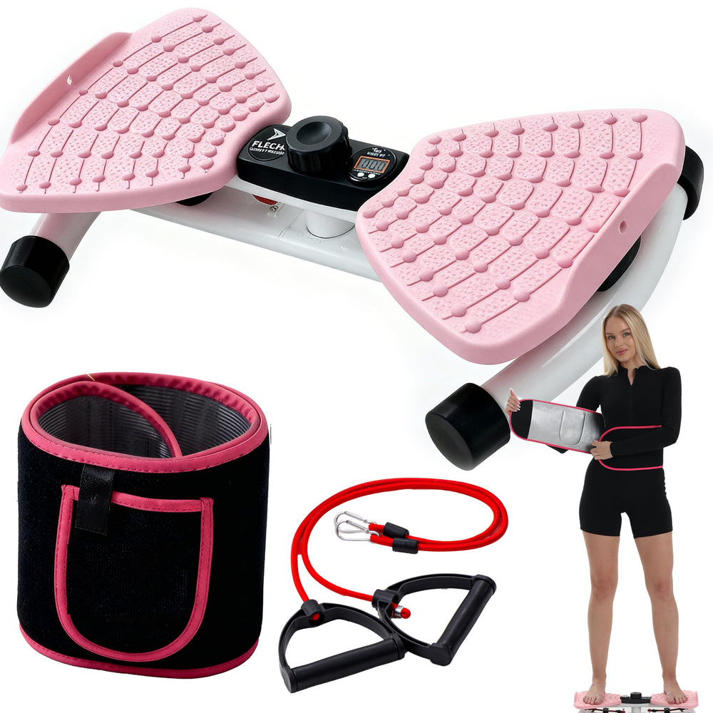 FLÉCHA front view showing whole waist twister for compact home use