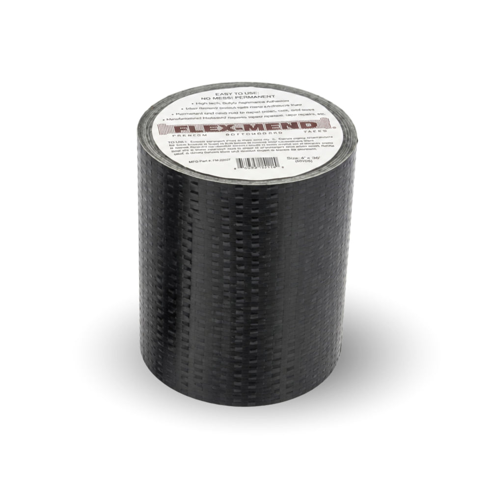 Flex-Mend front packaging showing product label and size, highlights durability
