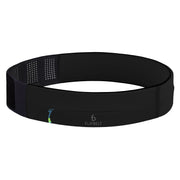 FlipBelt front view showing sleek tubular fit and low-profile benefit