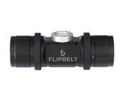 FlipBelt front pocket view showing secure fit and hands-free visibility
