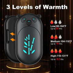 Flotstiga hand warmer held in palm for comfortable grip
