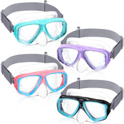 Flutesan front packaging showing four goggles and included colors for easy selection