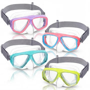 Flutesan front view of four-pack goggles showing fit and colors, durable design