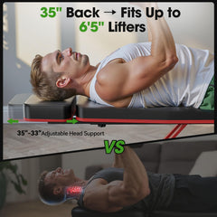 FLYBIRD extended backrest and adjustable headrest improving spine support